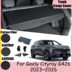 For Geely Cityray G426 2023~2026 2025 Car Trunk Canvas Cargo Cover Privacy Telescopic Luggage Carrier Storage Curtain Accessorie (New)