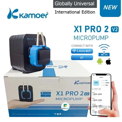 S125816568fa3449ab289a49f79879e93F_480x480q75 Kamoer X1 PRO 2 V2 WiFi Bluetooth APP Dosing Pump Fish Tank Aquarium Pump Nutrient Droplet Pump (New) - Image 1