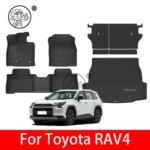 RHD LHD For Toyota RAV4 XA60 6TH 2026 2027 hybrid Car All-weather 3D TPE Floor Mats Cargo Anti-slip or Trunk Pad Accessories (New)