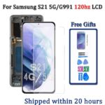 AMOLED for Samsung S21 4G/5G Screen Replacement for Samsung S21 5G LCD Display G991 SM-G991U G991W LCD Digitizer Touch Assembly