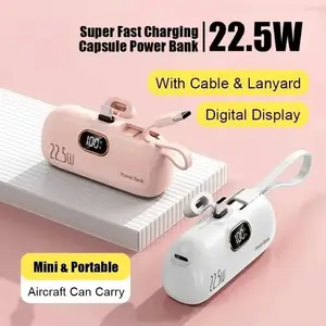 S1a8954b574ad4b9e89d7f90f157eb4a8K_300x300q75 Xiaomi 30000mAh Capsule Power Bank Fast Charge Portable Mobile Power Supply Emergency External Battery Type C iPhone Bangladesh (New) - Image 1