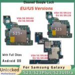 Unlocked Motherboard Samsung Galaxy 5G S23 Plus S911U S911B S916B S916U S23 Ultra S918U S918B Logic Board Chips Tested Bangladesh (New)