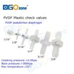 PVDF Check Valve Diaphragm Plastic Ozone Non-Return Valve Ozono Aquarium DGOzone (New)