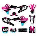 PowerZone Custom Team Graphics Backgrounds Decals Stickers Kit For YAMAHA 14-18 YZ250F 15-18 YZ250FX WRF250 14-17 YZ450F 068 (New)