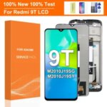 Redmi 9T J19S M2010J19SG 6.53'' LCD Display Touch Screen Digitizer Assembly with Frame   Replacement Part Redmi 9T Bangladesh (New)