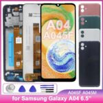A04 A045 6.5" LCD for Samsung Galaxy A04 Display Touch Screen Replacement for Samsung A04 A045 A045F A045M Replace Display