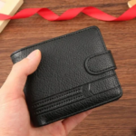 Men Wallets Leather Zipper Purse Man Slim Card Horders Quality Male Short Multi-card Wallet Coin Pocket Purse (New)