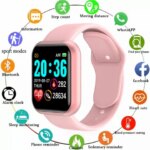 Multifunctional Smart Watch Men Women Bluetooth Connected Phone Music Fitness Sports Bracelet Sleep Monitor Y68 Smartwatch D20 (New)