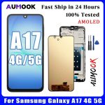 6.7" AMOLED Display For Samsung Galaxy A17 4G 5G LCD Display Touch Screen A17 LCD Replacement (New)
