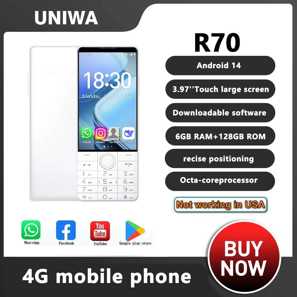 DOOV R70 4G Smart Touch Screen