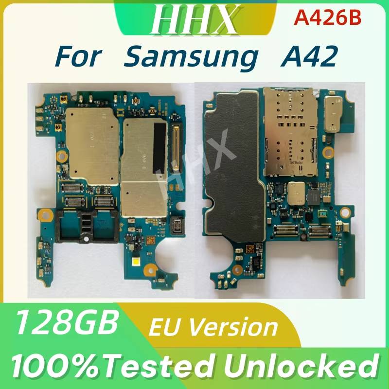 For Samsung Galaxy A42 A426B Motherboard 100% Tested Unlocked Mainboard With Full Chips Android System Plate 128GB EU Version Price in Bangladesh. 
