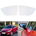 Car Rearview Mirror Side Mirror Lens White Door Wing Glass for Seat Leon 5F 13-20 for Ibiza Arona 2018 5F0857521 5F085752 (New)