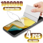 4 Cover Hydrogel Film Xiaomi 15 14 13T Ultra 12T 11 Pro Note 10 9 Lite Screen Protector Soft Clear Not Glass Bangladesh (New)
