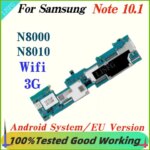 For Samsung Galaxy Note 10.1 N8000 N8010 N8013 WIFI & 3G  Mainboard Android OS Motherboard Circuits card fee Flex Cable boards (New)