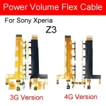 On/Off Power Volume Button Flex Cable With Microphone Vibrator Sony Xperia Z3 D6653 D6603 D6643 3G 4G Replacement Parts Bangladesh (New)