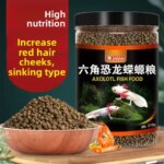 DEERA Axolotl Sinking Food Micro Pellets for Bottom Feeders like Salamanders Newts and Aquatic Amphibians (New)