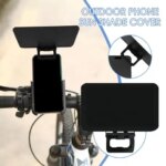 Mobile Phone Sun Visor Uv Protection Phone Screen Universal Smartphones Sunshade Cover For Outdoor car bike Use (New)