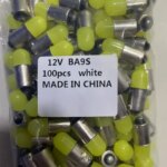 100pcs Heat durable T11 363 BA9S COB 30MA Round 3D Led T4W 1 SMD Car LED Lights Bulb Car Styling Wedge Side Light Lamp Bulb 12V (New)