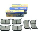 Motorcycle Front Rear Brake Pads for KAWASAKI Z400 LTD 1980 1981 Z400GP 1982 Z500 1981 1982 KZ550 GPZ 550 1981-1983 Z550 GPZ (New)