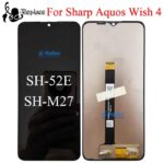 6-6-inch-black-for-sharp-aquos-wish4-sh-52e-sh-m27-aquos-wish-4-lcd-display-touch-screen-digitizer-panel-assembly-replacement