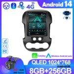 For Ford Ranger 2012 2013 2014 2015 Car Stereo Radio Multimedia Player GPS Navigation Head Unit Carplay DVD Auto 2 Din Android (New)