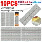 Breadboard 830 Point Circuit Boards Solderless Universal Experiment Boards Spliceable for Circuit Assembly and Commissioning (New)