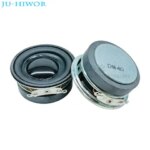 2pcs 4 8 Ohm 3W 40mm 1.5inch Full Range Round Speaker 35MM External Magnetic PU Edge BT Audio Sound Loudspeaker (New)