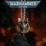 Warhammer 40K Salamanders Chapter Peripheral Pendant Retro Vintage Fashion Necklace Jewelry Holiday Gift for Boys and Girls (New)