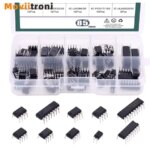 85Pcs 10 Types Integrated Circuit chip Assortment Kit LM Series Dual/Quad Operational Amplifier Opamp Single Precision Timer (New)