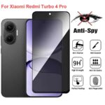 Redmi Turbo 4 Pro Anti Spy Privacy Tempered Glass Screen Protector