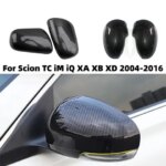 Car Rearview Mirror Cover Decorative Accessories For Scion TC iM iQ XA XB XD 2004 2006 2007 2008 2010 2011 2012 2014 2016 (New)