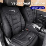 Velour Car Front Rear Seat Cover Leather Cushion Backrest Protective Mat For Dodge SRT Ram Journey harger Challenger Magnum Dart (New)