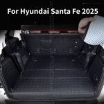 for Hyundai Santa Fe 2025 2026 NX4 Trunk Mat 5/6/7 Seat Car Mat Accessories Leather Waterproof Cargo Liner Interior modification (New)