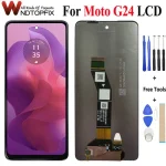 Screen With Frame Motorola Moto G24 LCD Display Touch Screen Panel