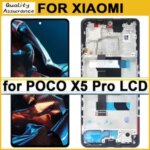 High Quality AMOLED Screen Xiaomi Poco X5 Pro LCD Display Touch Screen Assembly Repair Parts 22101320G 22101320I Models Bangladesh (New)