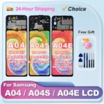 A045 Samsung Galaxy A04 LCD A045F Display A04S A047 A047F Touch Screen Digitizer Samsung A04E LCD A042 A042F Display (New)