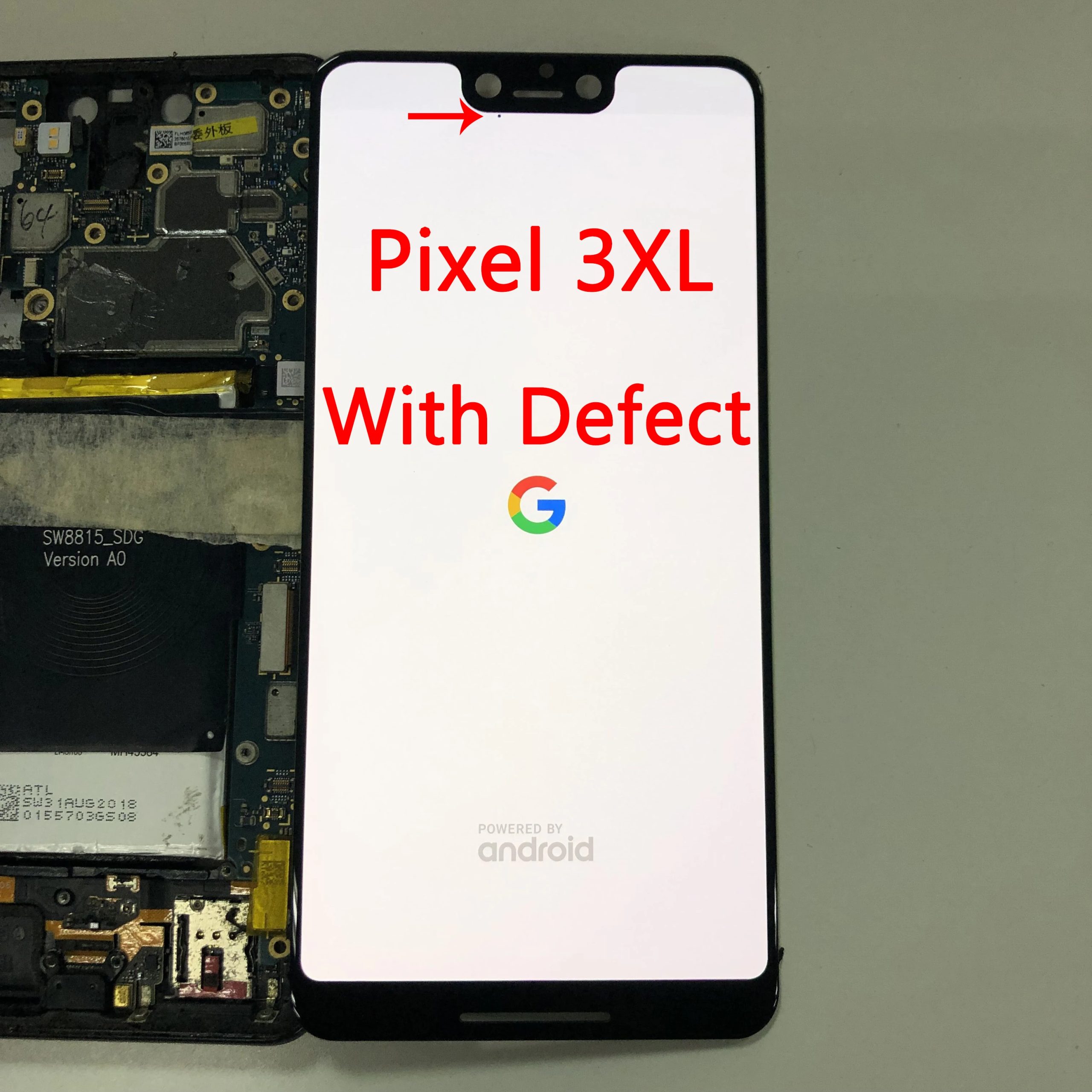 S61f5f86cec4640239590f87306ae7cff2_550x550-scaled-1.jpg Single sell Tested Original With Defect Small Point Google Pixel 3XL LCD Display Touch - Image 1