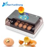 Automatic HHD Best Digital 12 Chick egg Hatchery machine Brooder egg incubator egg incubator Hatcher for goose chicken quail (New)