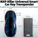 Nxp Killer Universal Smart Car Key Does Not Have Button Functions Only Supports Vehicles with Key Sensing and Allows the Owner to Self-Match the Key (New)