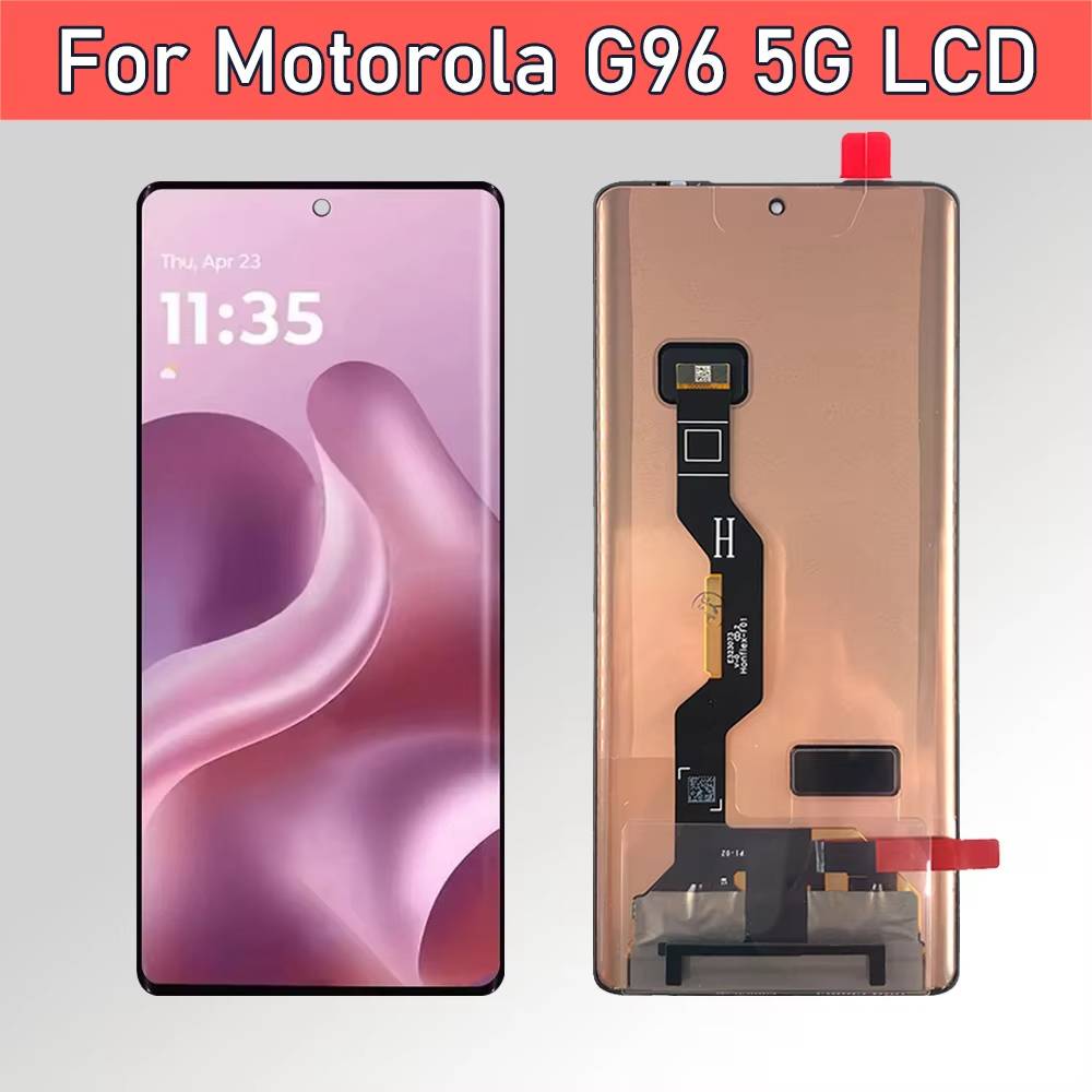 6.67" AMOLED For Motorola G96 5G Lcd XT2531-2 Display Touch Screen Digitizer Assembly For Moto G96 LCD Replacement Repair