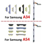 Phone Power Volume Button Samsung Galaxy A34 A346 BackShell On Off Side Key Internal Flex Cable Part Samsung A54 A546 Bangladesh (New)