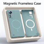 For Magsafe Frameless Magnetic Wireless Charging Phone Case For Xiaomi 12 Pro 12X Xiaomi12 Pro 5G Slim Hard Back Cover (New)