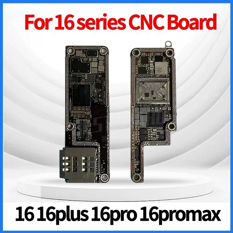 CNC Motherboard For iPhone 16 16PLUS 16PRO 16PROMAX Logic Board Swap CPU Baseband Without Nand US EU Polishing CPU RF