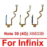 Fingerprint Flex Infinix Note 30 4G X6833B X6716B On OFF Power Button Fingerprint Sensor Flex Cable Parts Bangladesh (New)