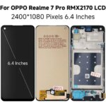 6.4"Original AMOLED / TFT For OPPO Realme 7 Pro RMX2170 LCD Display Touch Screen Digitizer Replacement Realme 7Pro LCD Uniaux (New)