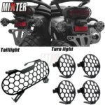 Fits For HONDA CL500 2023 2024 2025 CL-500 Motorcycle Accessories Turn Signal Taillight Guard Grill Cover Net Tai Light (New)