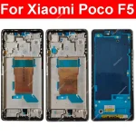 Middle Frame Housing For Xiaomi Poco F5 Poco F5 Middle Frame Holder Cover with Lens Frame Volume Key Replacement Repair Parts Bangladesh