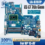 HP 15-AY Notebook Mainboard LA-D707P i5-7200U i7-7500U 903792-601 903786-601 Motherboard
