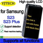Super AMOLED Replacement For Samsung S23 S911B LCD Display Touch Screen S23 Plus S916B with Back Glass (New)