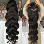 300 Density 30 36 Inch Body Wave 13x6 Hd Lace Front Human Hair Wig 13x4 Lace Frontal Wig Bleached Glueless Curly Wigs For Women (New)